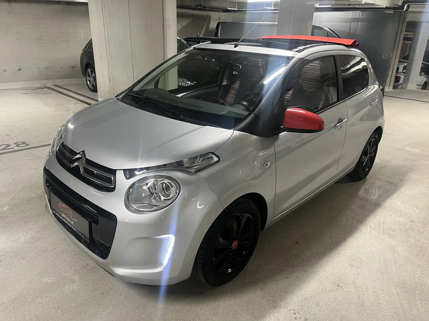 Citroen C1 Shine Faltdach Grau - 2