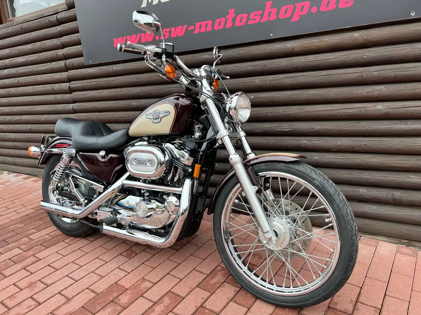 Harley-Davidson XL 1200 C Sportster Custom*95 Jahre, limitiert* Czerwony - 2