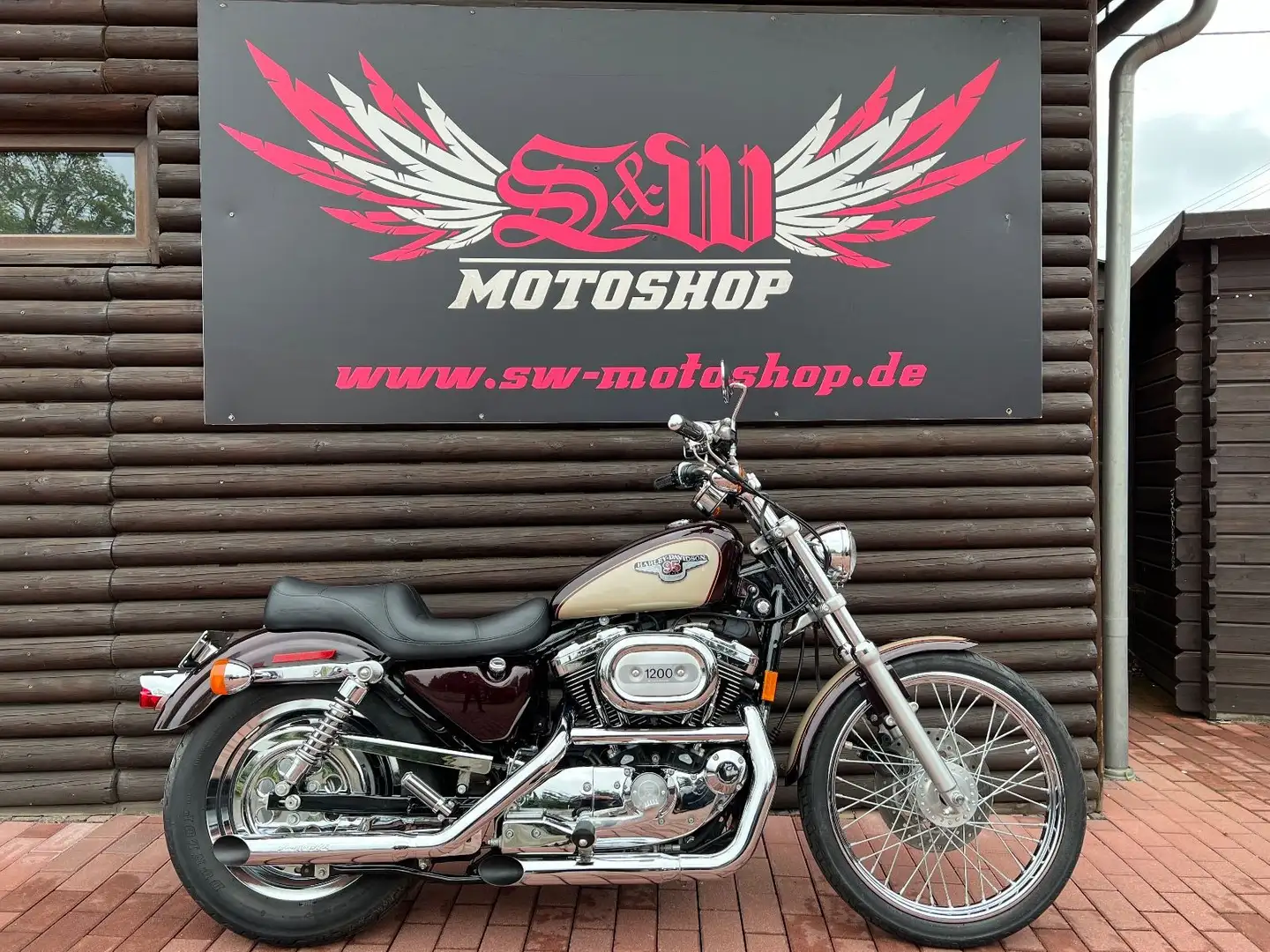 Harley-Davidson XL 1200 C Sportster Custom*95 Jahre, limitiert* Červená - 1
