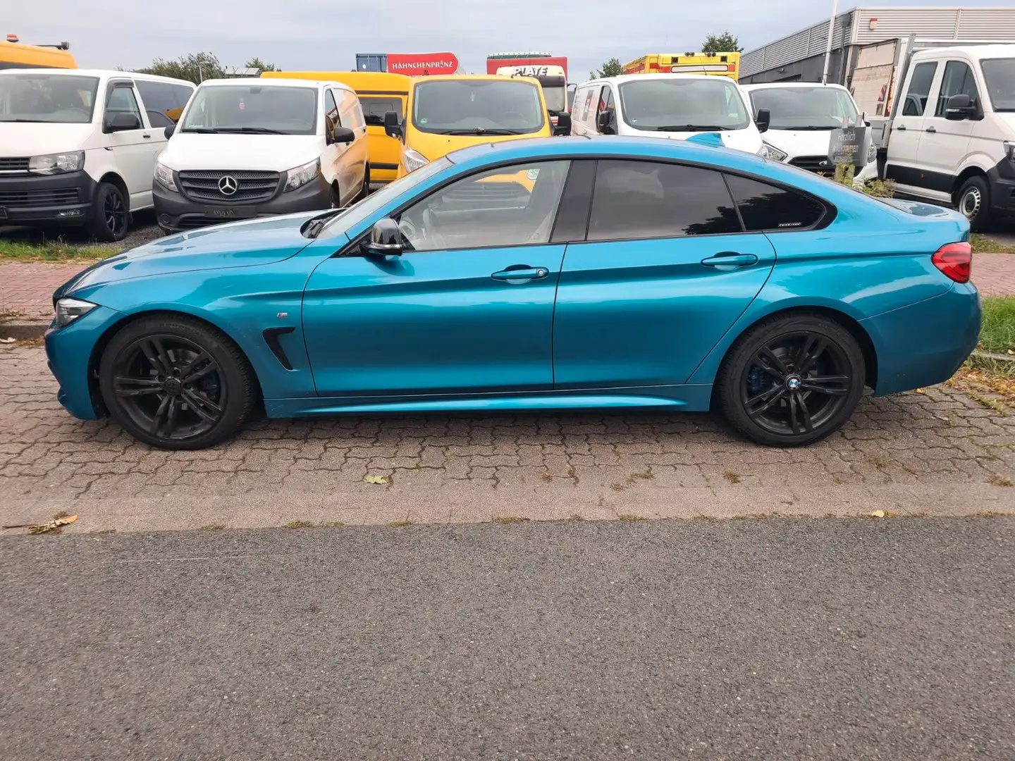 BMW 420 Gran Coupe 420 i M Sport Paket Navi LED Leder Blau - 1