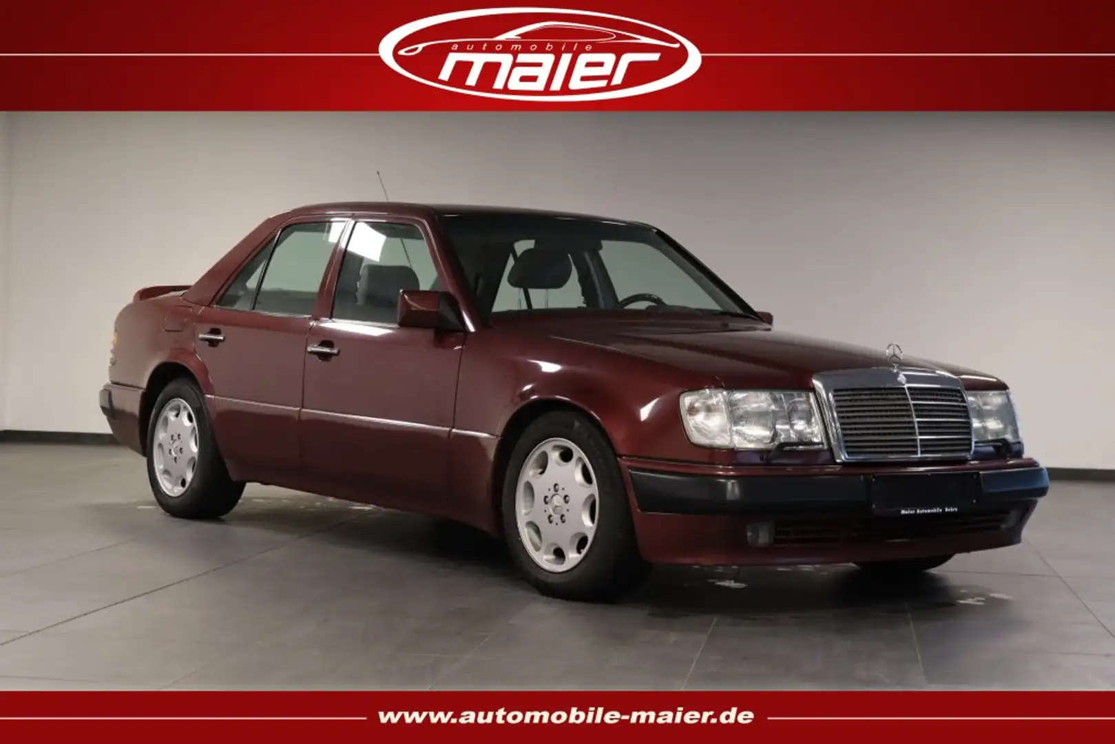 Mercedes-Benz E 500 W124 - Deutsches Fahrzeug - Guter Zustand Červená - 1