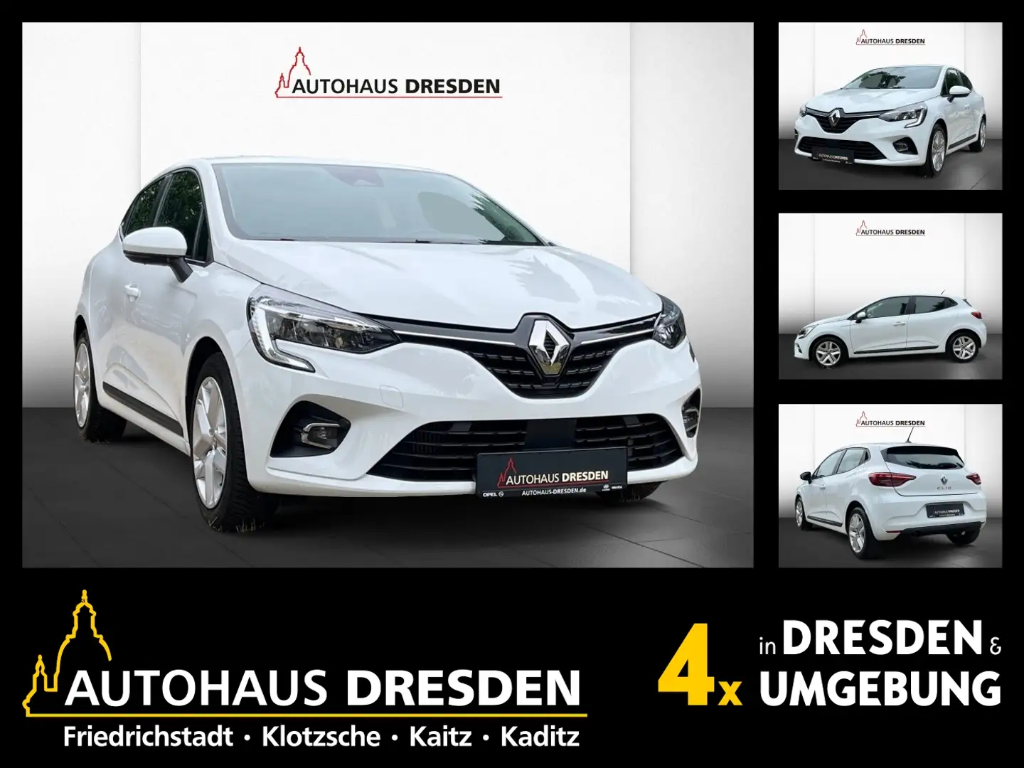 Renault Clio V 1.0 TCe 90 Business Edition  LED , NAVI , Blanc - 1