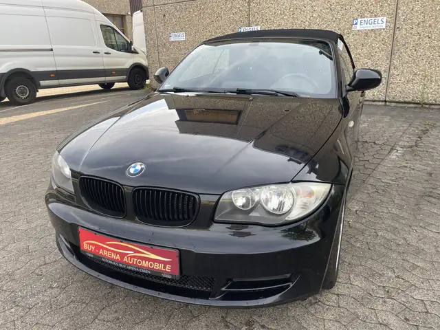 BMW 118 d Cabrio Schwarz Navi PDC 17 Zoll 2.Hand S-Heft