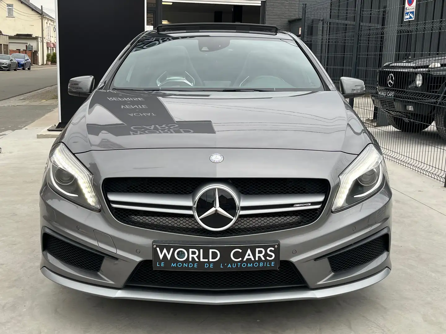 Mercedes-Benz A 45 AMG 4-Matic SPORT+ CUIR CLIM TOIT PANO NAV CAM ANGLEMo Gri - 2