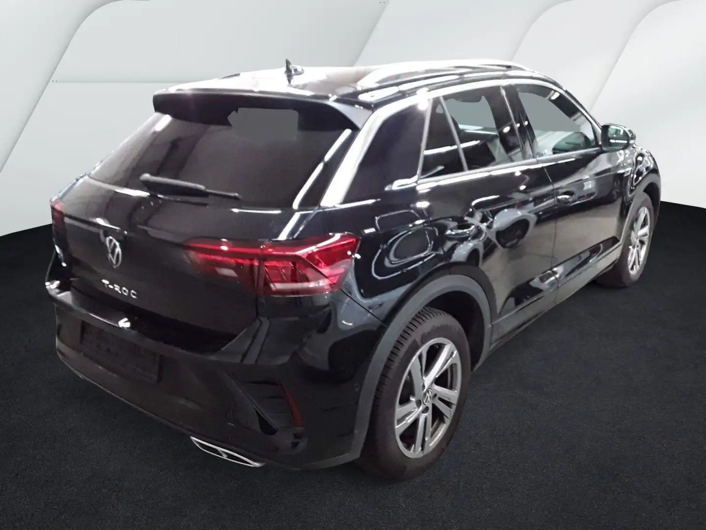 Volkswagen T-Roc 1.5 TSI DSG R-Line Navi AHK Sprachbedienun Schwarz - 2