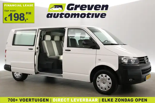 Volkswagen T5 Transporter 2.0 TDI L2H1 | Dubbele Cabine | Airco | Navigatie