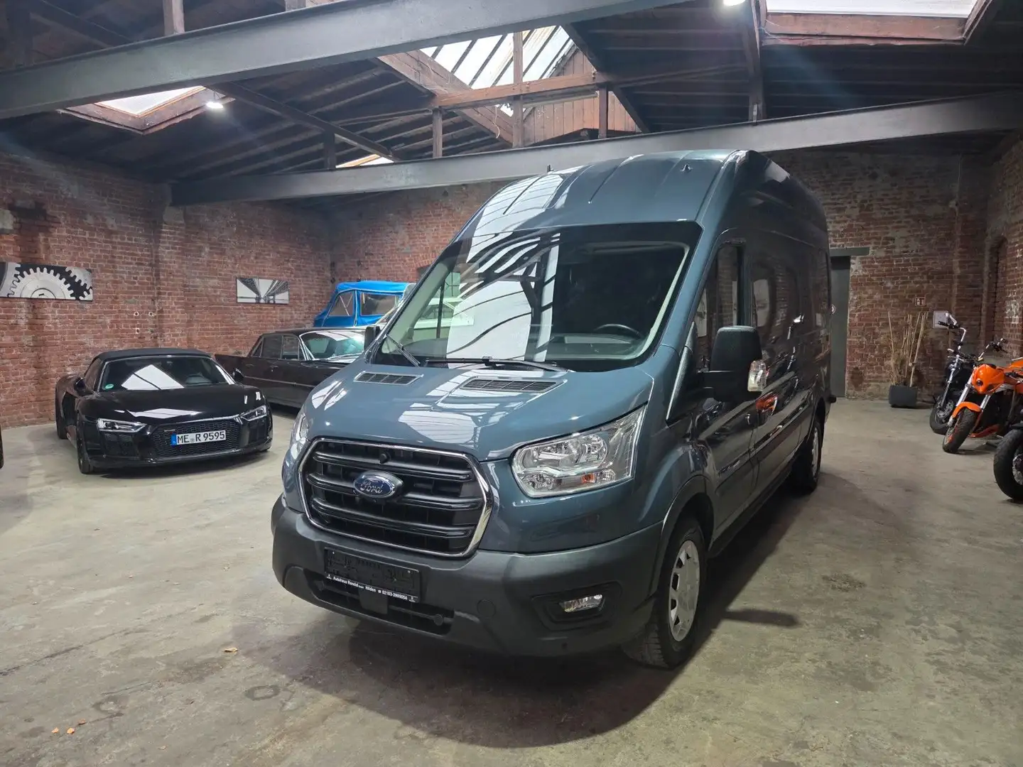 Ford Transit Kasten 350 L3 H3 KlimaKamera TüvNeu Navi Grigio - 1