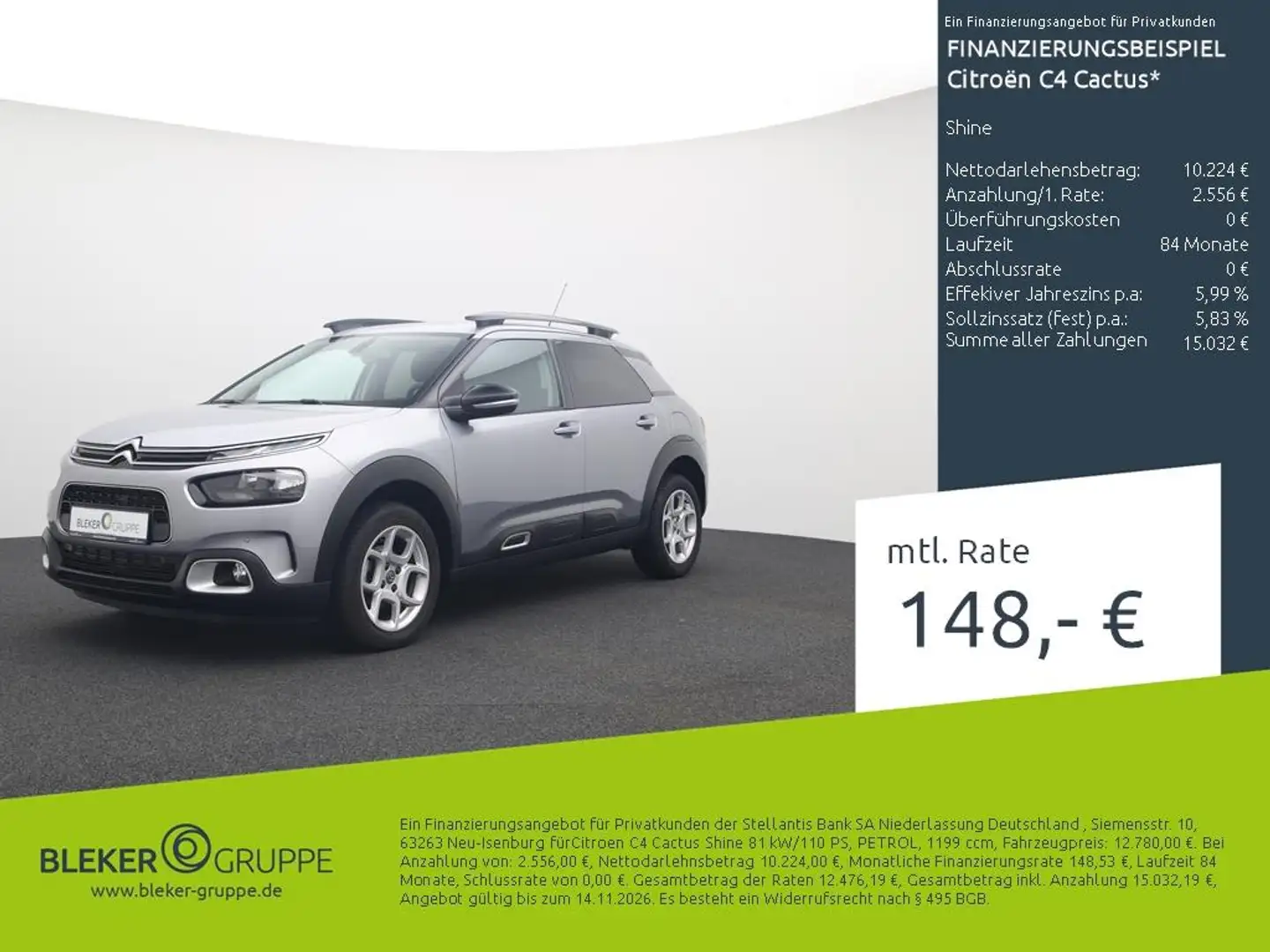 Citroen C4 Cactus Shine Gris - 1