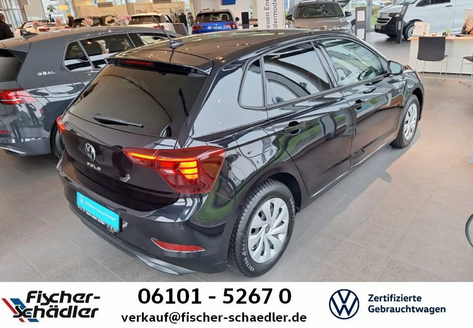 Volkswagen Polo Life 1.0TSI*Navi*LED*IQDrive*SitzHz.*Dig.Co Schwarz - 2