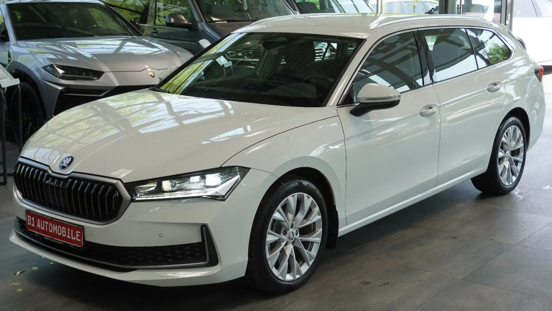 Skoda Superb Combi 2.0 TDI 4x4 Selection*ACC*AHK*STHZ* Weiß - 1