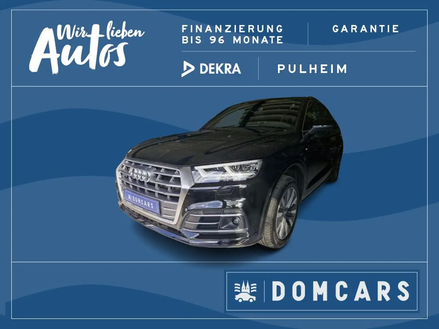 Audi Q5 50 TFSI e quattro/S-LINE/VIRTUAL/AHK/GARANTIE Negro - 1