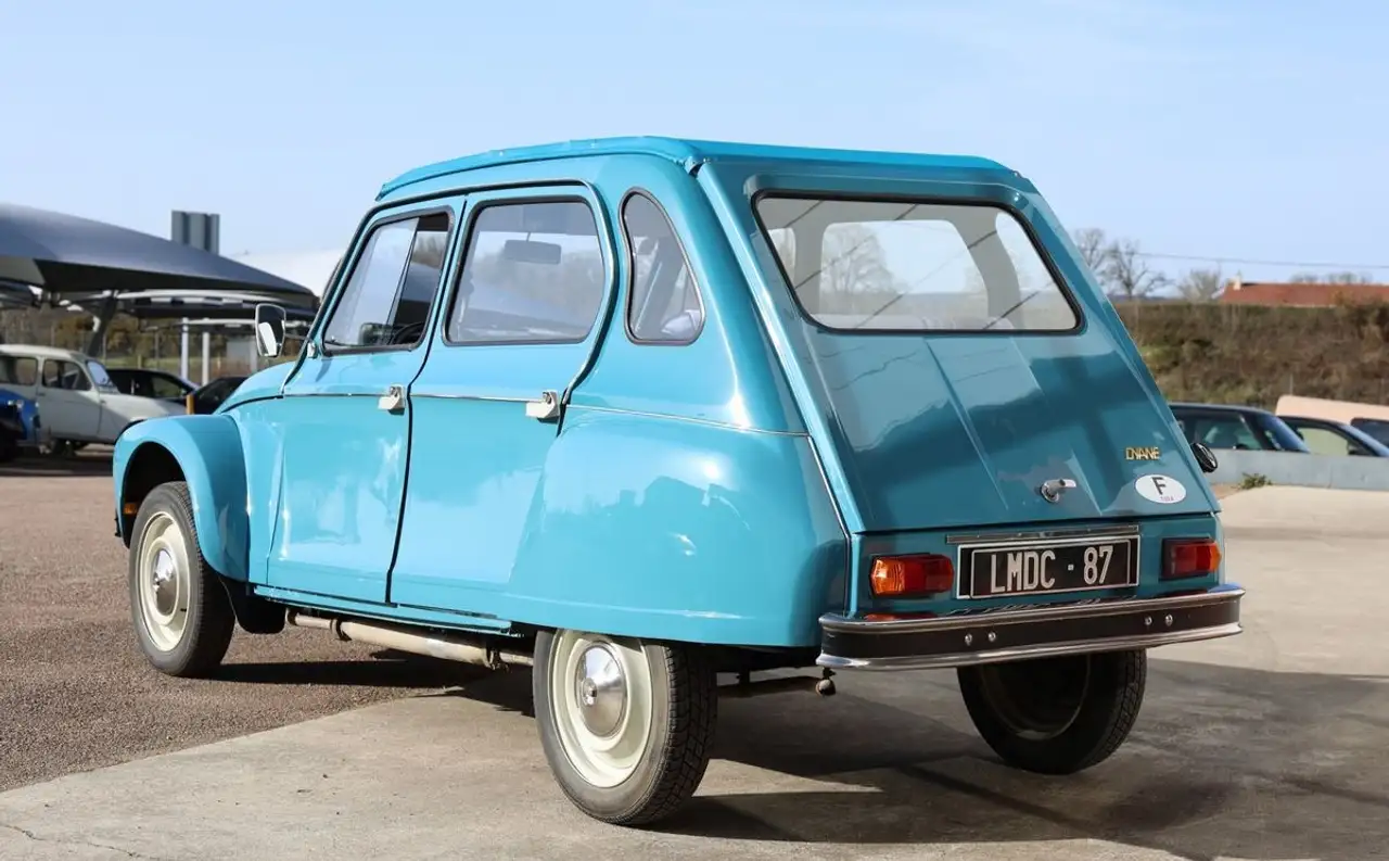Citroen Dyane Citroën 6 Bleu 1974, foto 2
