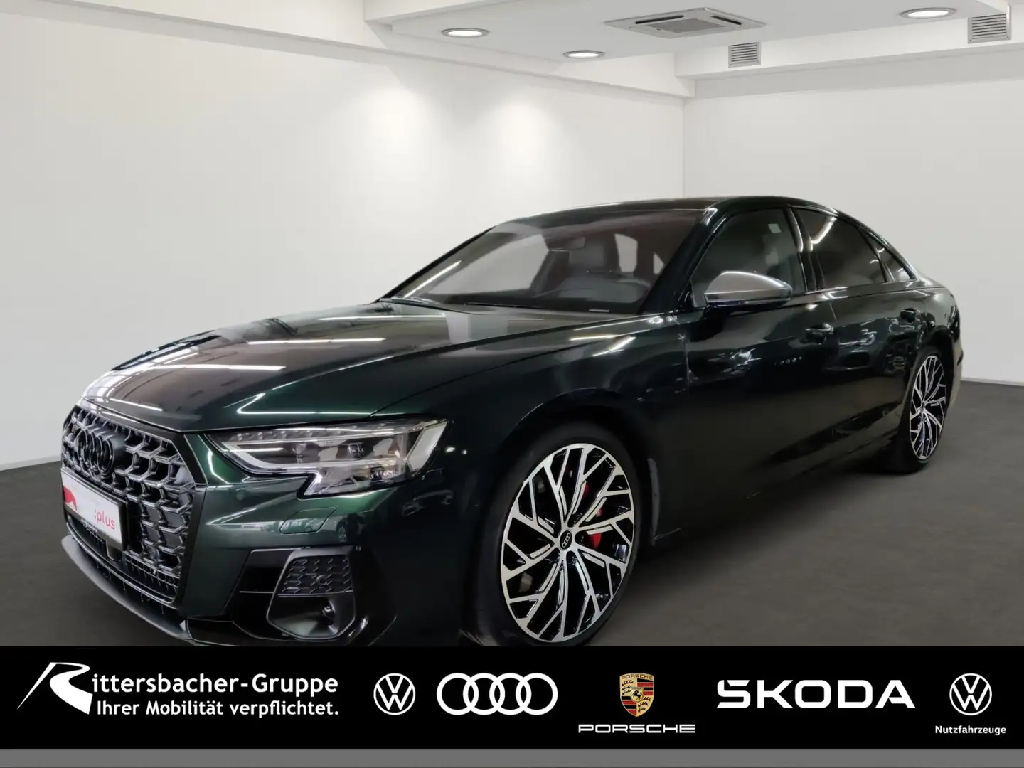 Audi S8 PANO B&O Advanced Sitzbelüftung Leder Exclusi Zöld - 1