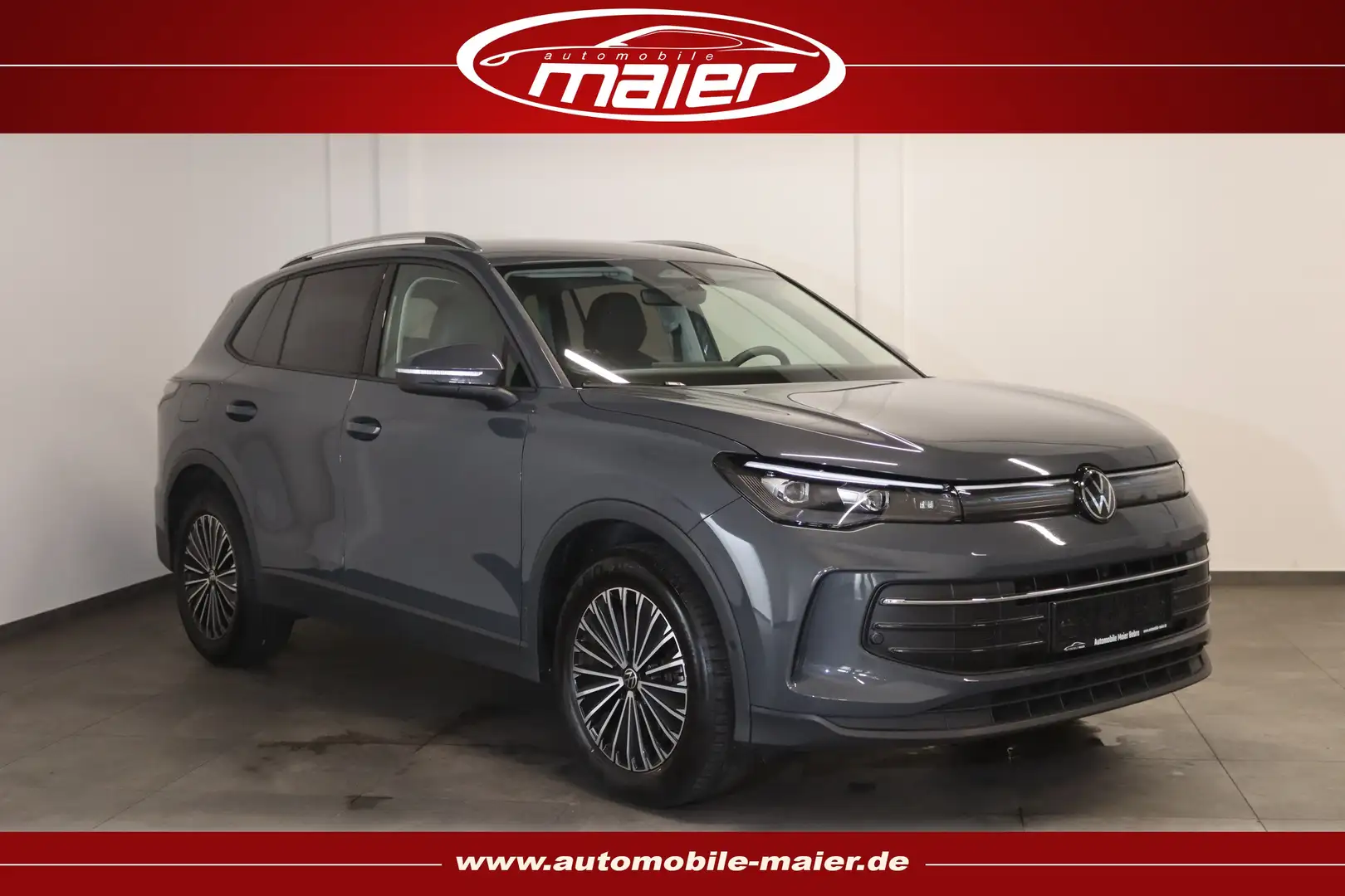 Volkswagen Tiguan 1.5 eTSI-Virt.-Kamera-AHK-NAV-ACC-LED-SHZ Gris - 1