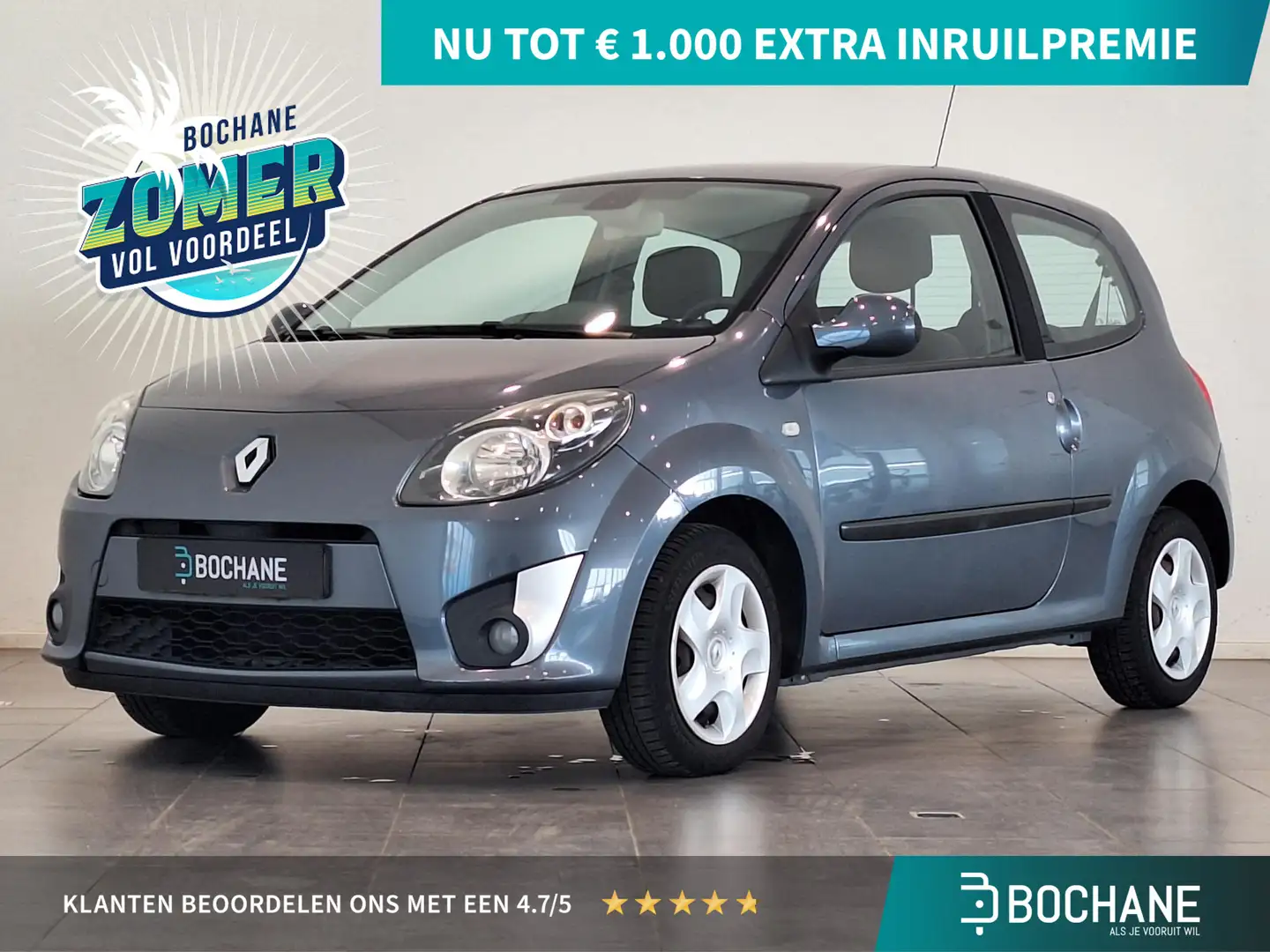 Renault Twingo 1.2-16V 75 Dynamique | Radio-CD | Trekhaak | Cruis Blauw - 1