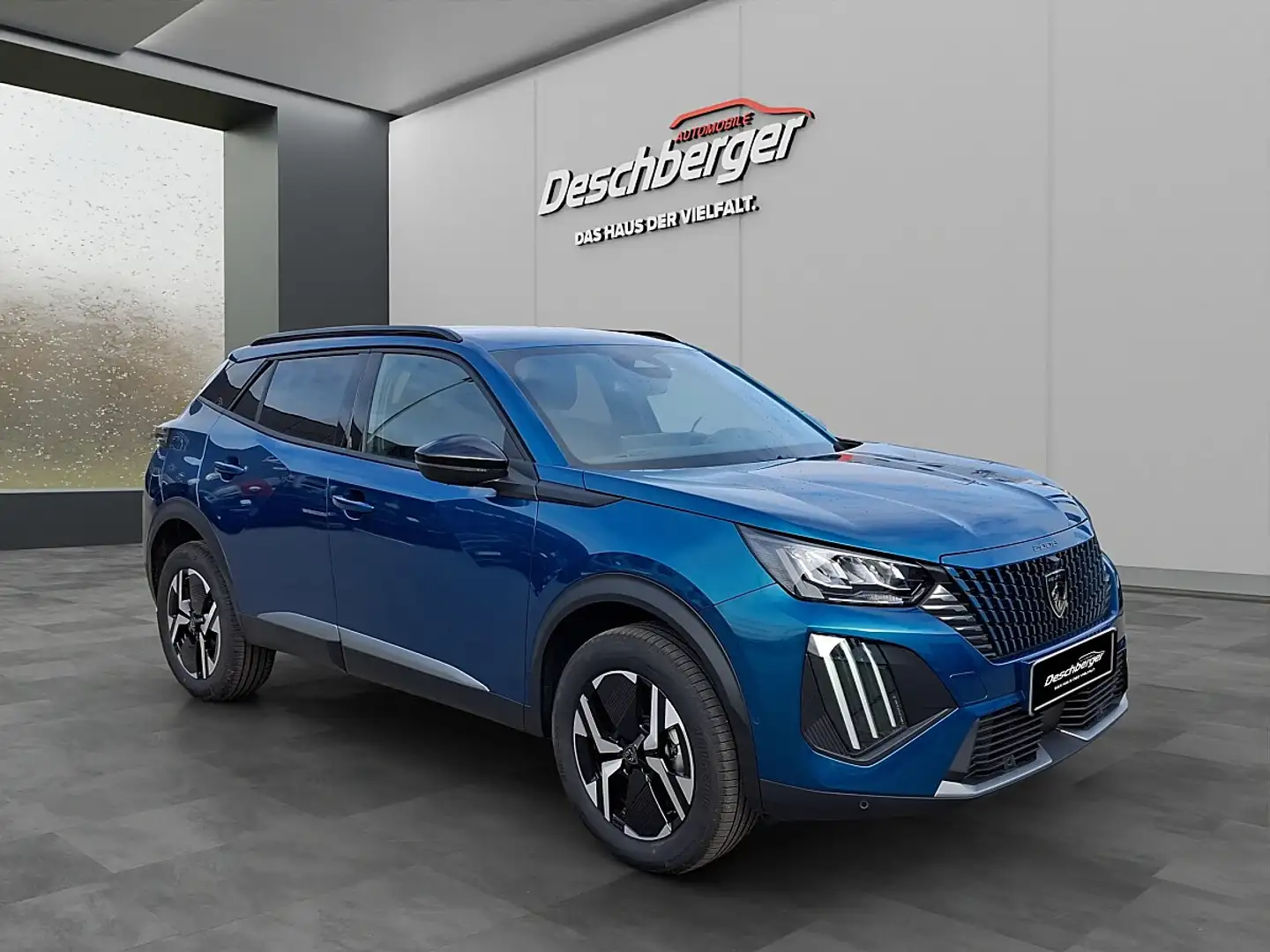 Peugeot 2008 Hybrid 110 e-DCS6 Allure Blau - 2