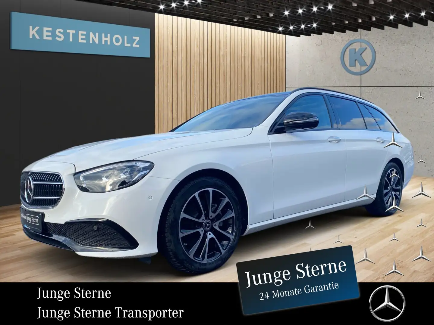 Mercedes-Benz E 220 E 220 d T *AVANTGARDE*360°KAM*PANO*SHZ*MBUX* Weiß - 1