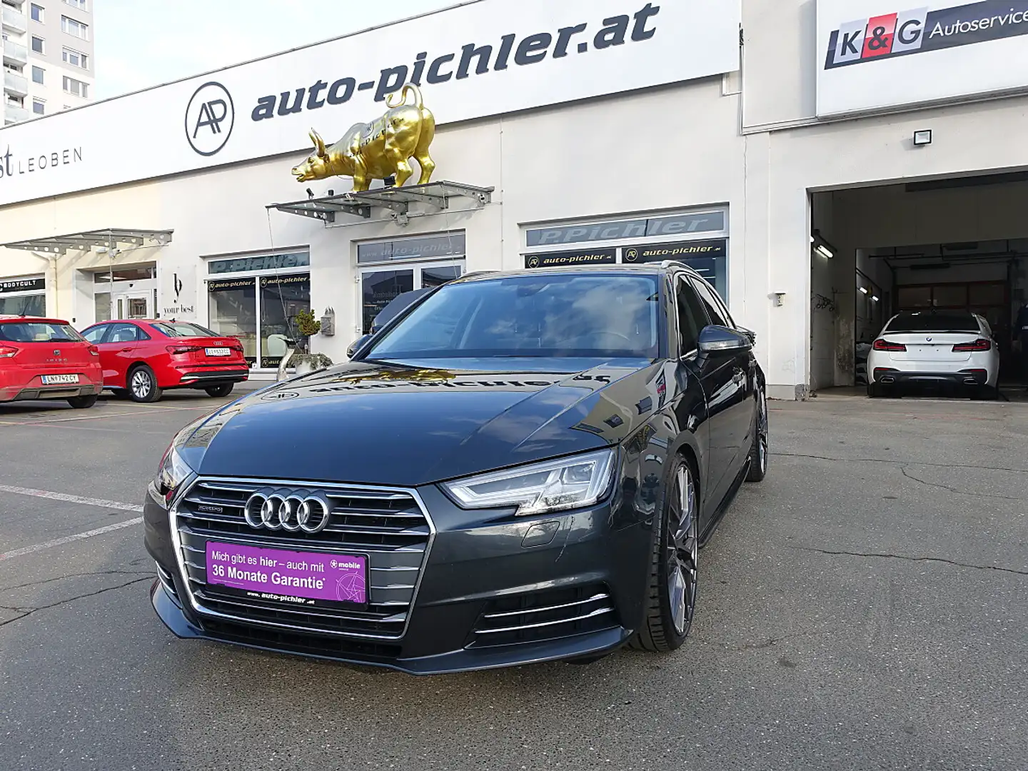 Audi A4 Avant 2,0 TDI quattro Sport S-tronic Grau - 1