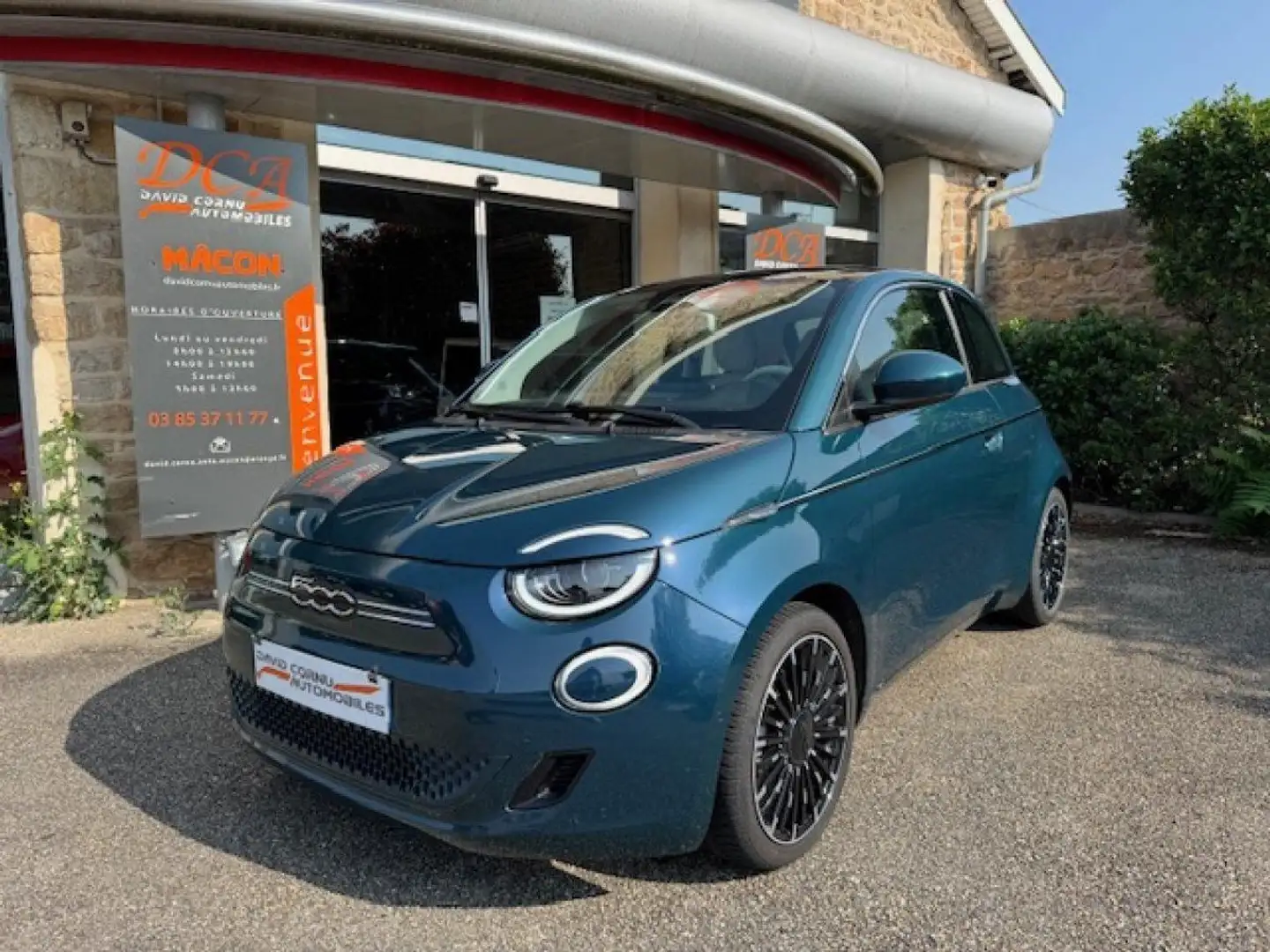 Fiat 500 Electrique 42 kWh 2020 BERLINE La Prima Vert - 1
