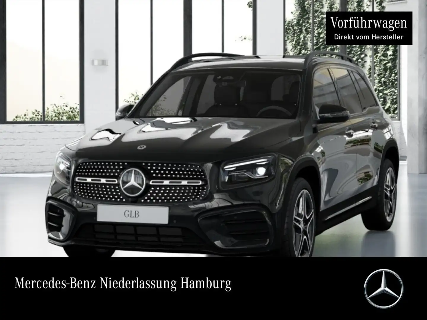 Mercedes-Benz GLB 200 AMG+NIGHT+PANO+360°+MULTIBEAM+19"+TOTW+7G Schwarz - 1