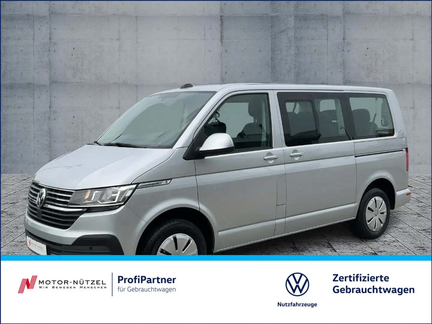 Volkswagen T6.1 Caravelle 2.0 TDI DSG NAV+SHZ+2xPDC+GRA+MFL Silber - 1