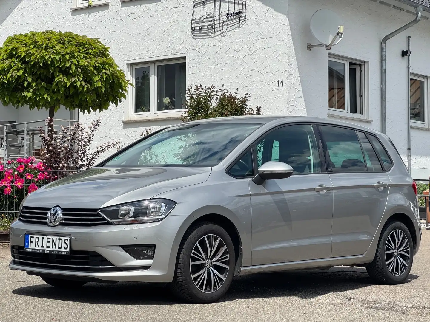 Volkswagen Golf Sportsvan VII Allstar BMT|TEMPOMAT|PDC| Zilver - 1