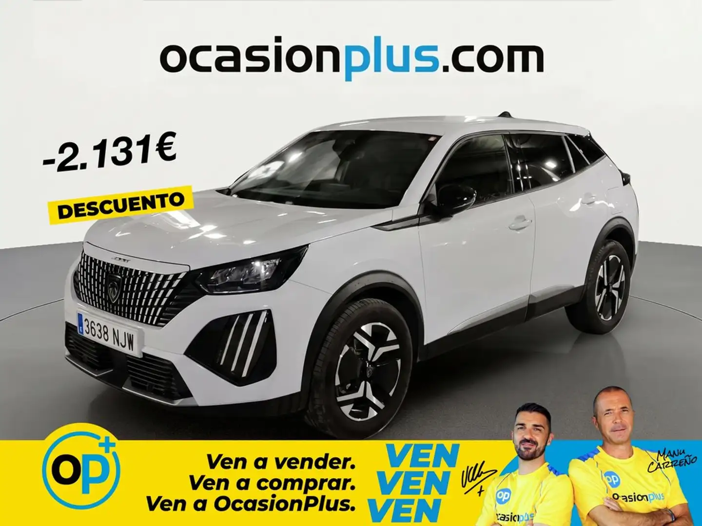 Peugeot 2008 Hybrid Allure eDCS6 145 Blanco - 1