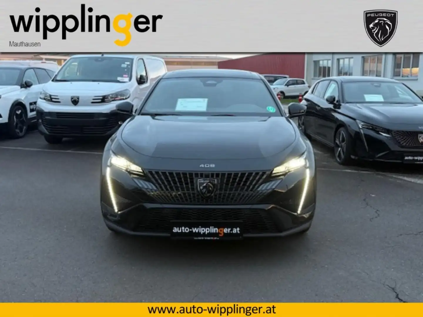 Peugeot 408 E-408 GT 213PS 58 kWh LP € 54.421,- Schwarz - 2
