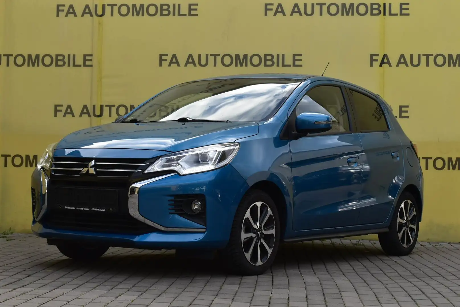 Mitsubishi Space Star Top/KLIMA/KEYLESS/SHZ/LEDER/KAMERA/ Blau - 1