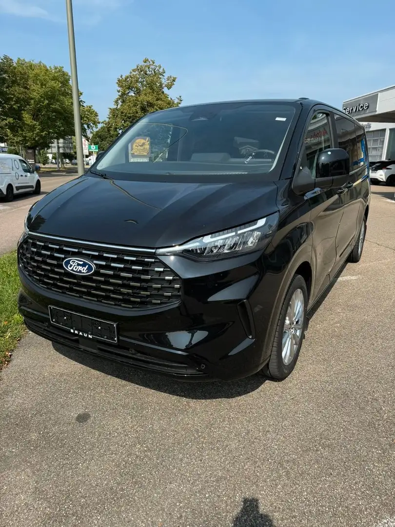 Ford Tourneo Custom L2 Titan, Standhz. AHK vorb., KAM Schwarz - 1