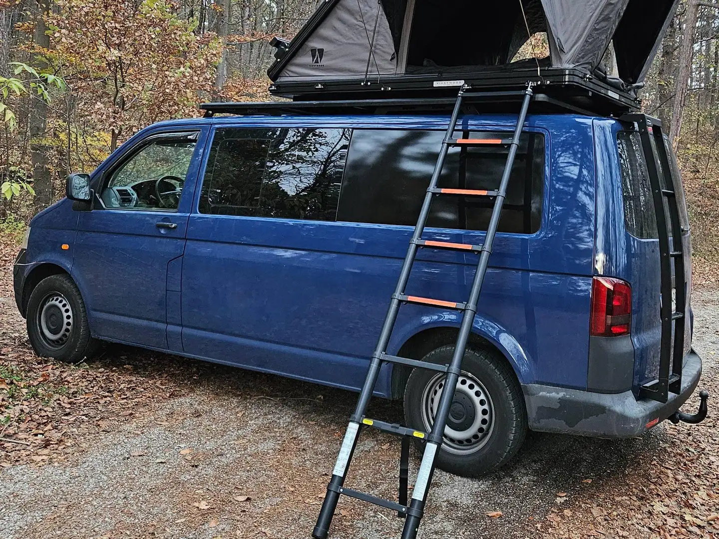 Volkswagen T5 camper overland outdoor Doka-Fahrgestell LR 2,5 TDI D-PF camper overland outdoor Blau - 2