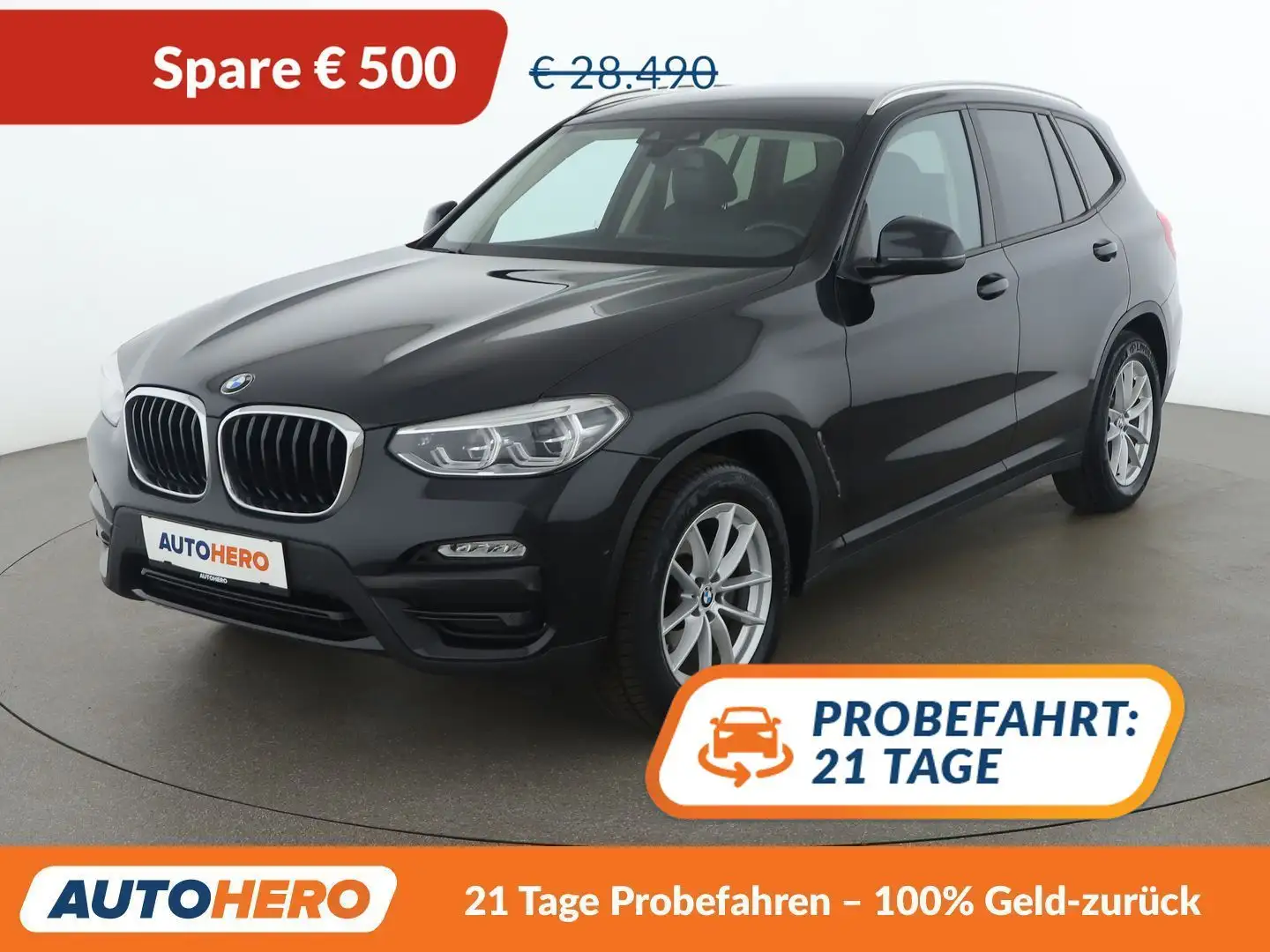 BMW X3 xDrive 20d Advantage Schwarz - 1