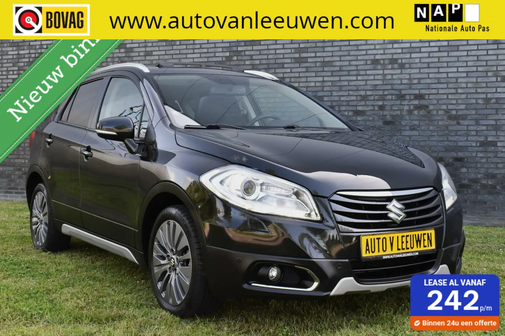 Suzuki SX4 S-Cross 1.6 Exclusive AllGrip AUTOMAAT/NAVI/PANORAMADAK/LE Negro - 1