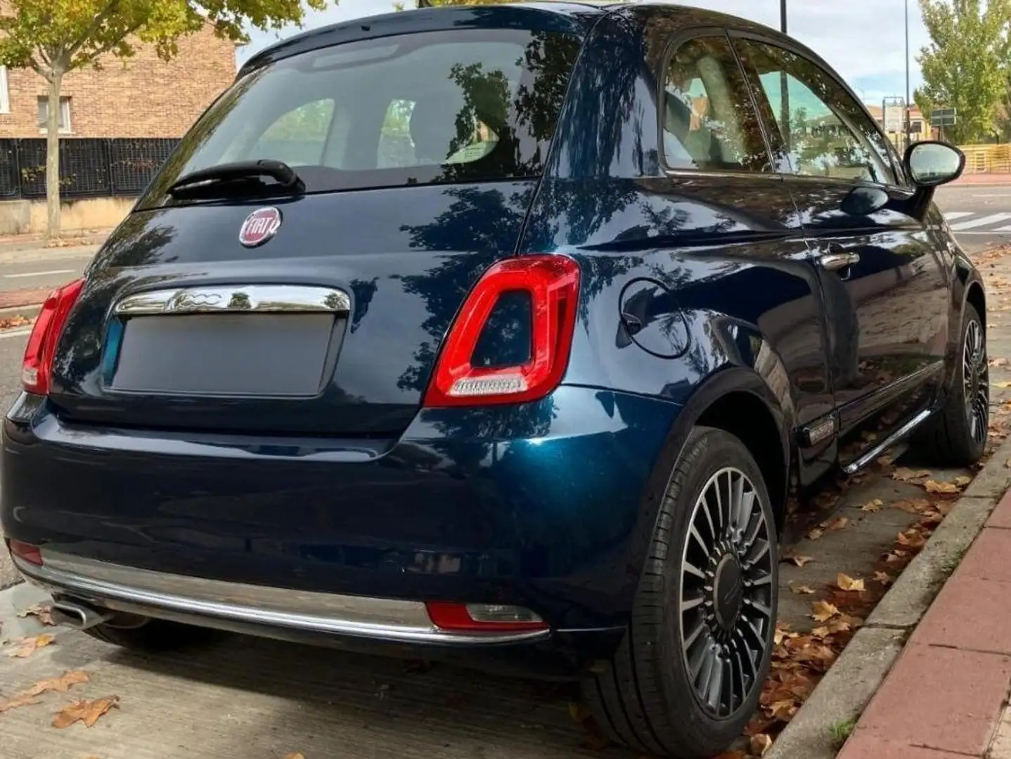 Fiat 500 1.2 lounge 69CV Azul - 2