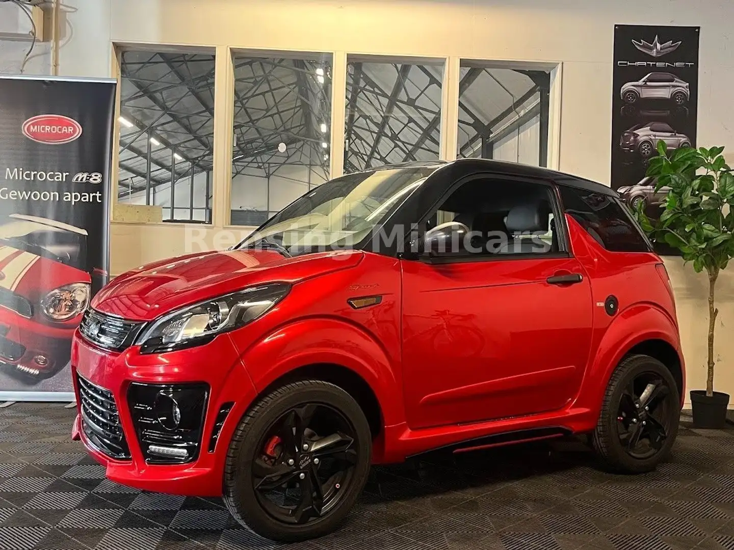 Ligier JS 50 SPORT SERVO 2022 Mopedauto Microcar JS50 Rojo - 1