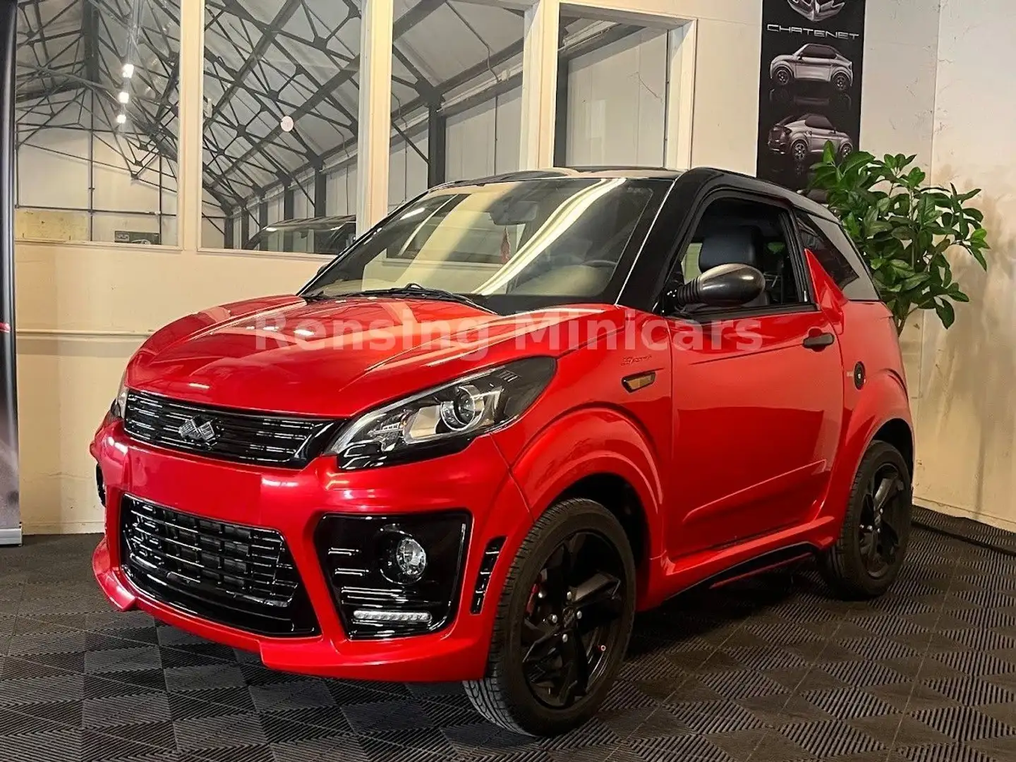 Ligier JS 50 SPORT SERVO 2022 Mopedauto Microcar JS50 Rojo - 2