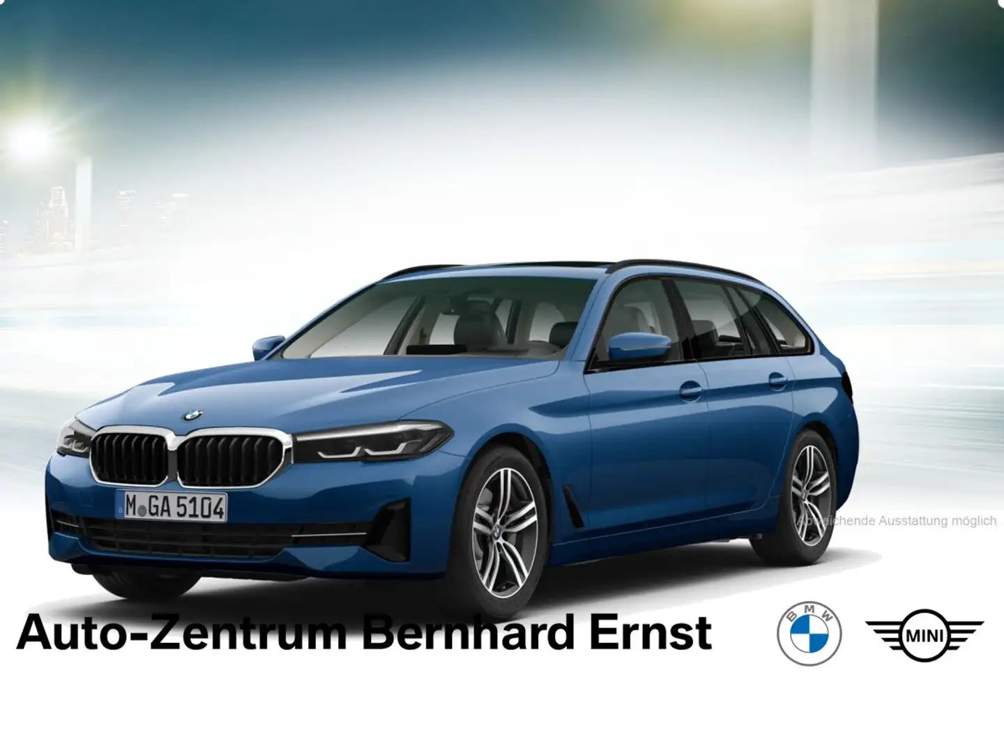 BMW 540 i xDrive Touring Sport Aut. Pano 18" DAB Bleu - 2