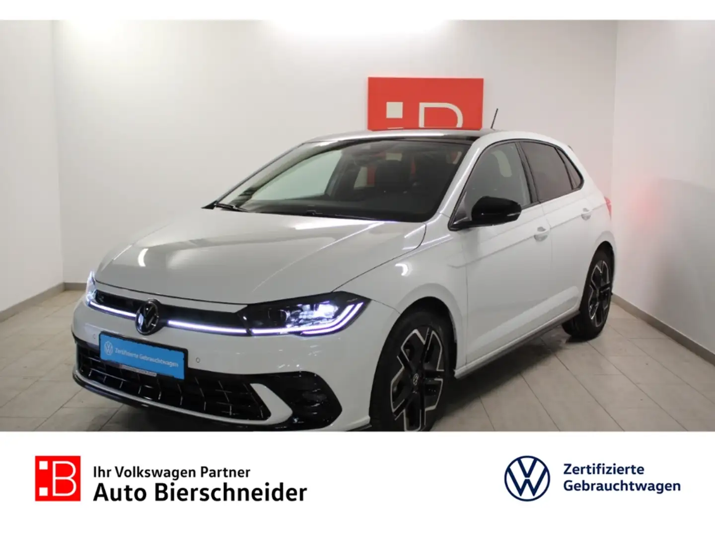 Volkswagen Polo 1.0 TSI DSG 2x R-Line 17 ACC MATRIX KAMERA Weiß - 1