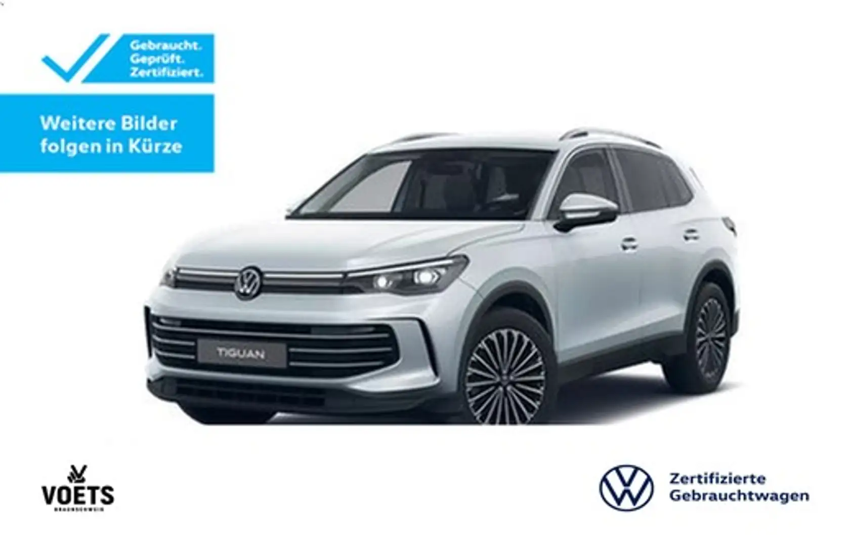 Volkswagen Tiguan Elegance 1.5 eTSI DSG MATRIX-LED+AHK+AreaView Silber - 1