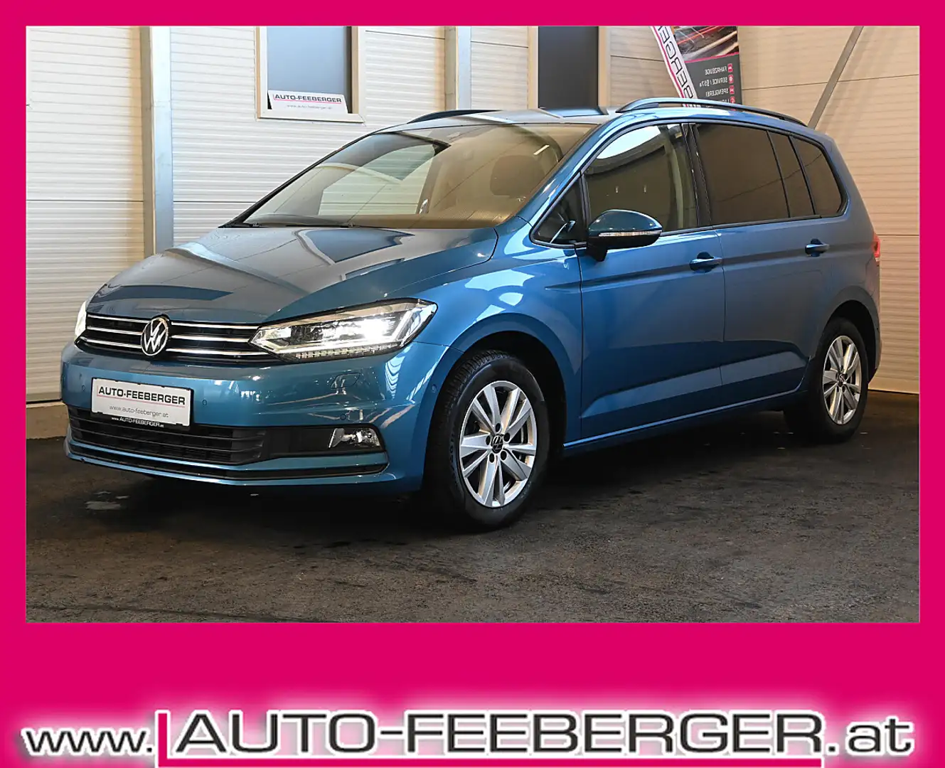 Volkswagen Touran Comfortline 2,0 TDI; Virtual-Cockpit, Anhängerk... Blau - 1