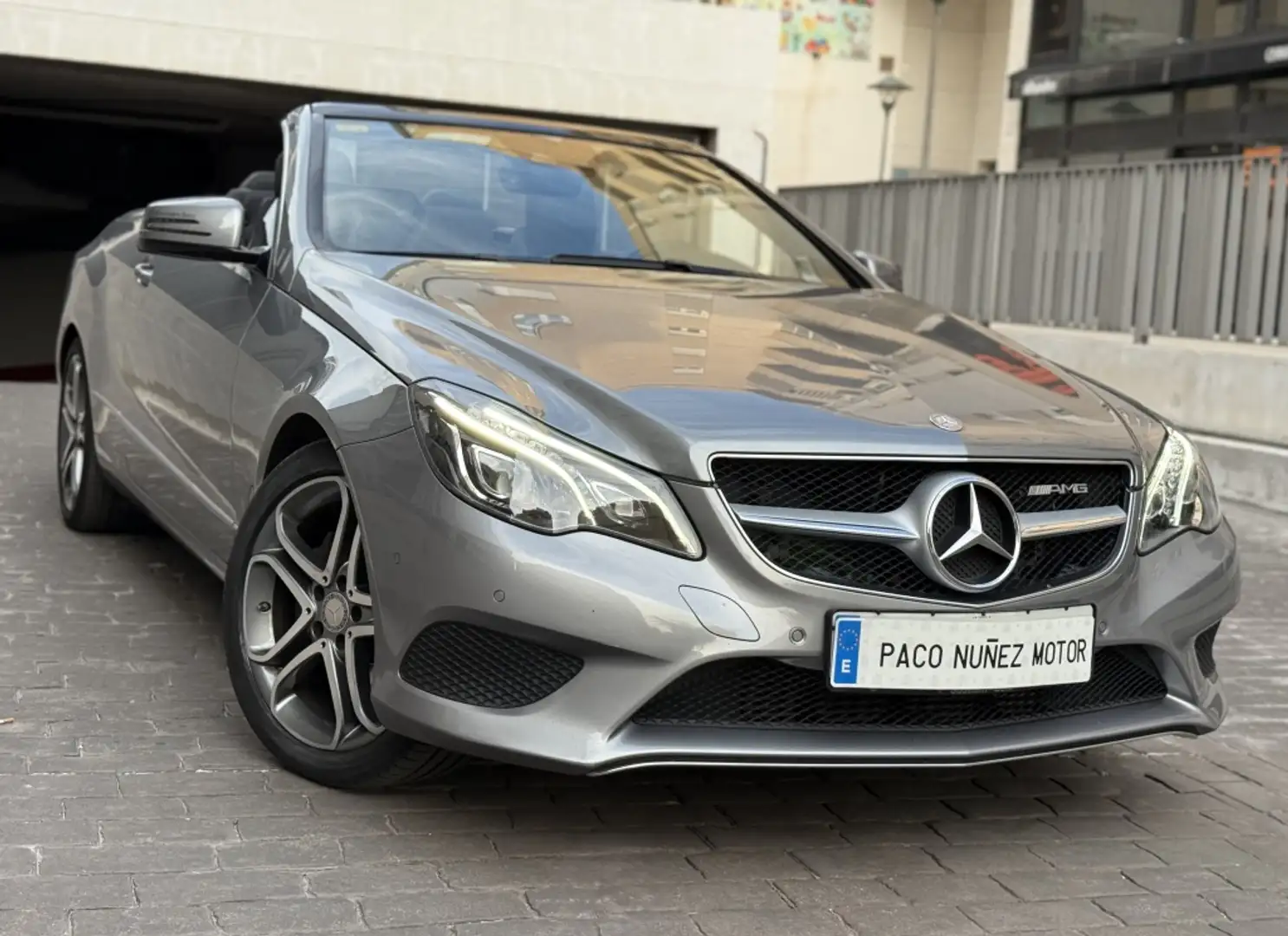 Mercedes-Benz E 220 Cabrio 220d 9G-Tronic Gris - 1