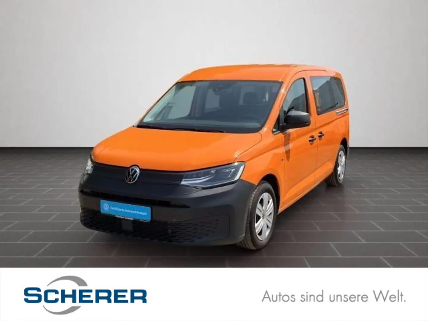 Volkswagen Caddy 5-Sitzer 2.0 TDI AHK GRA DAB LED KLIM Orange - 1