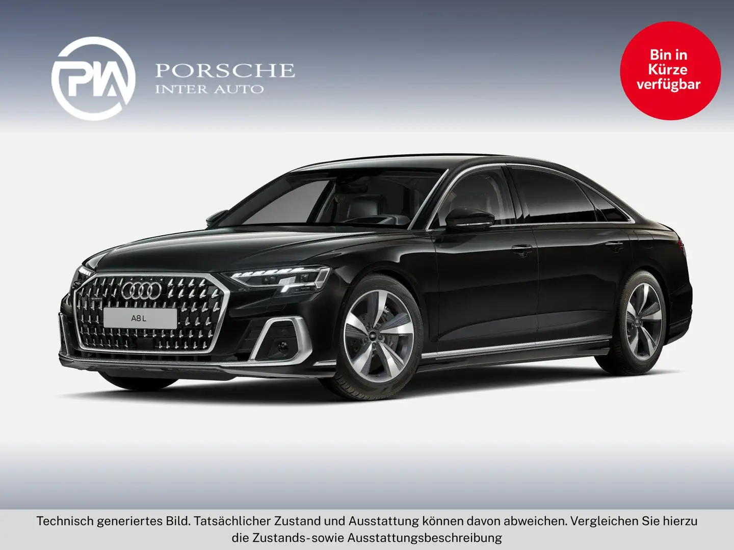 Audi A8 60 TFSI e quattro Lang Schwarz - 1