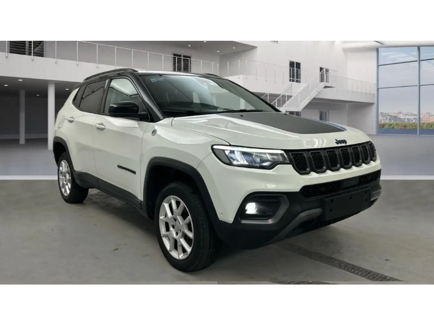 Jeep Compass Trailhawk Plug-In Hybrid 4WD Kamera Navi Weiß - 2
