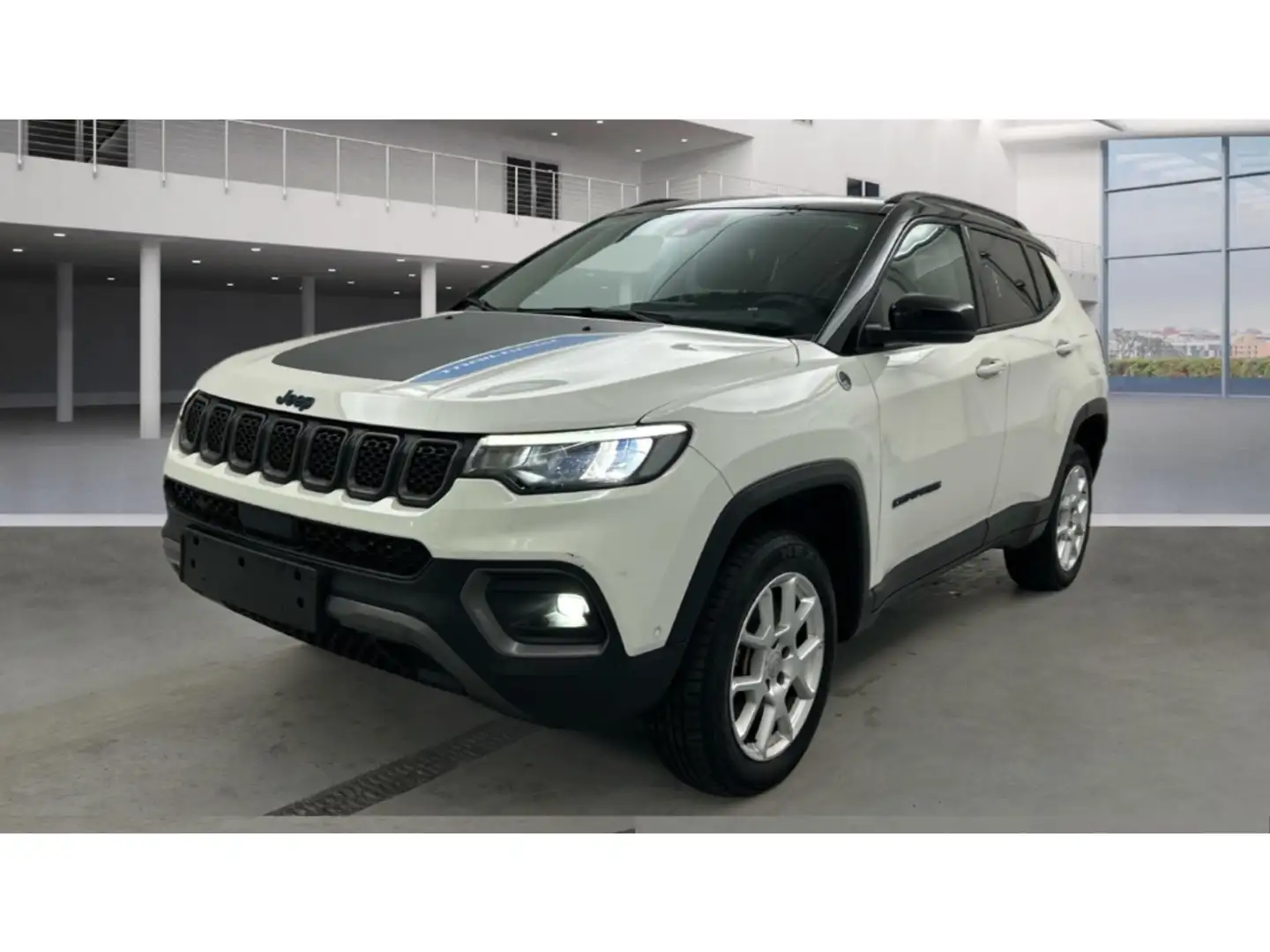 Jeep Compass Trailhawk Plug-In Hybrid 4WD Kamera Navi Weiß - 1