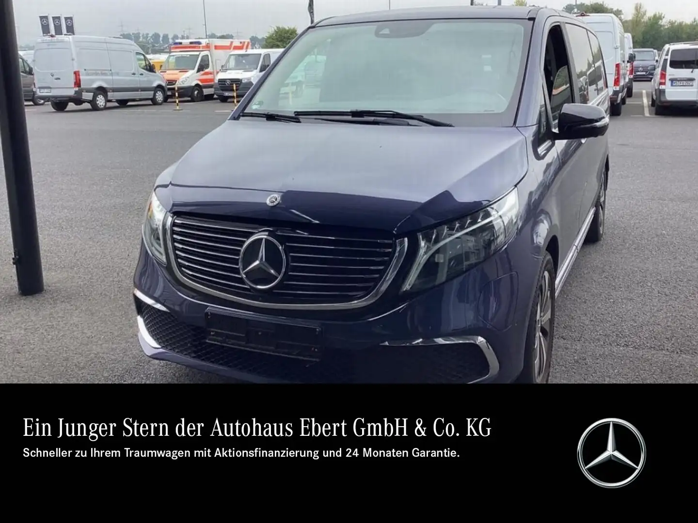 Mercedes-Benz EQV 300 EQV300 L AVANTGAR Pano DISTRO Sitzklima AIRMATIC Blau - 1