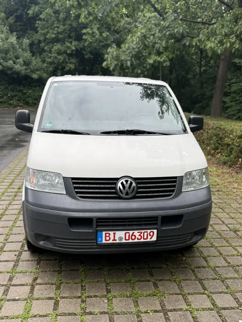 Volkswagen T5 Kombi Kasten Erdgas Wit - 2