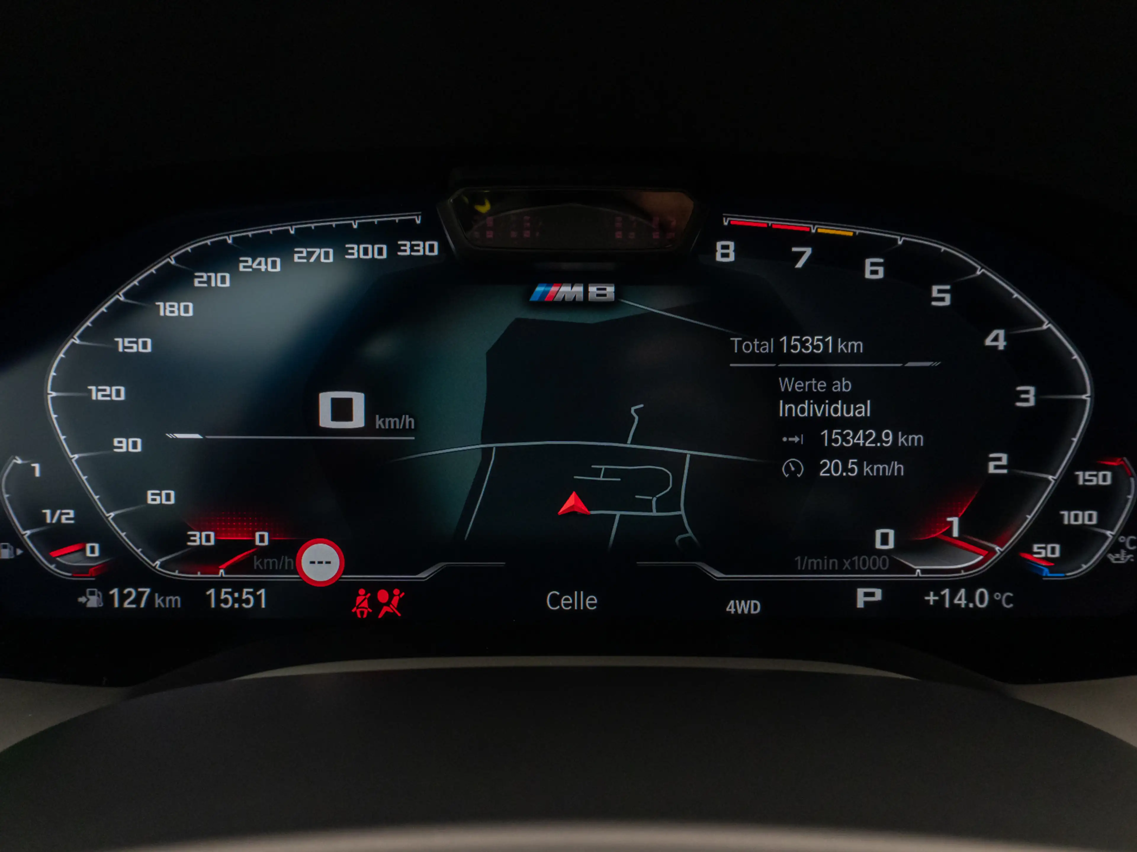 BMW M8 Competition xD Gran Coupé 360°Laser HUD B&W — photo 41