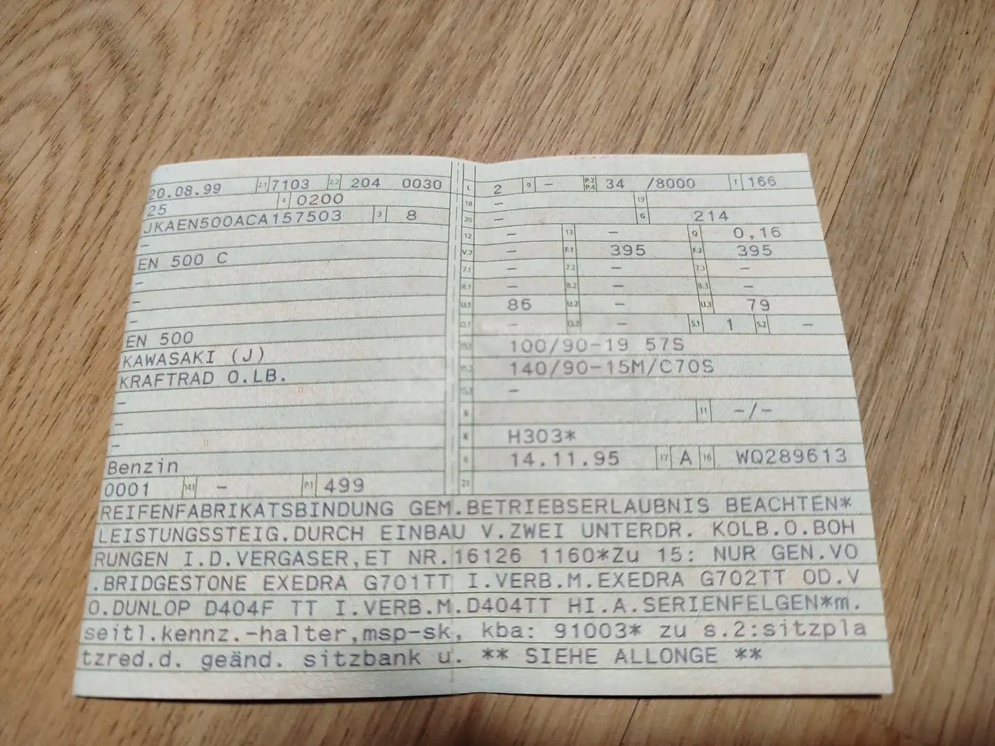 Kawasaki EN 500 Rood - 2