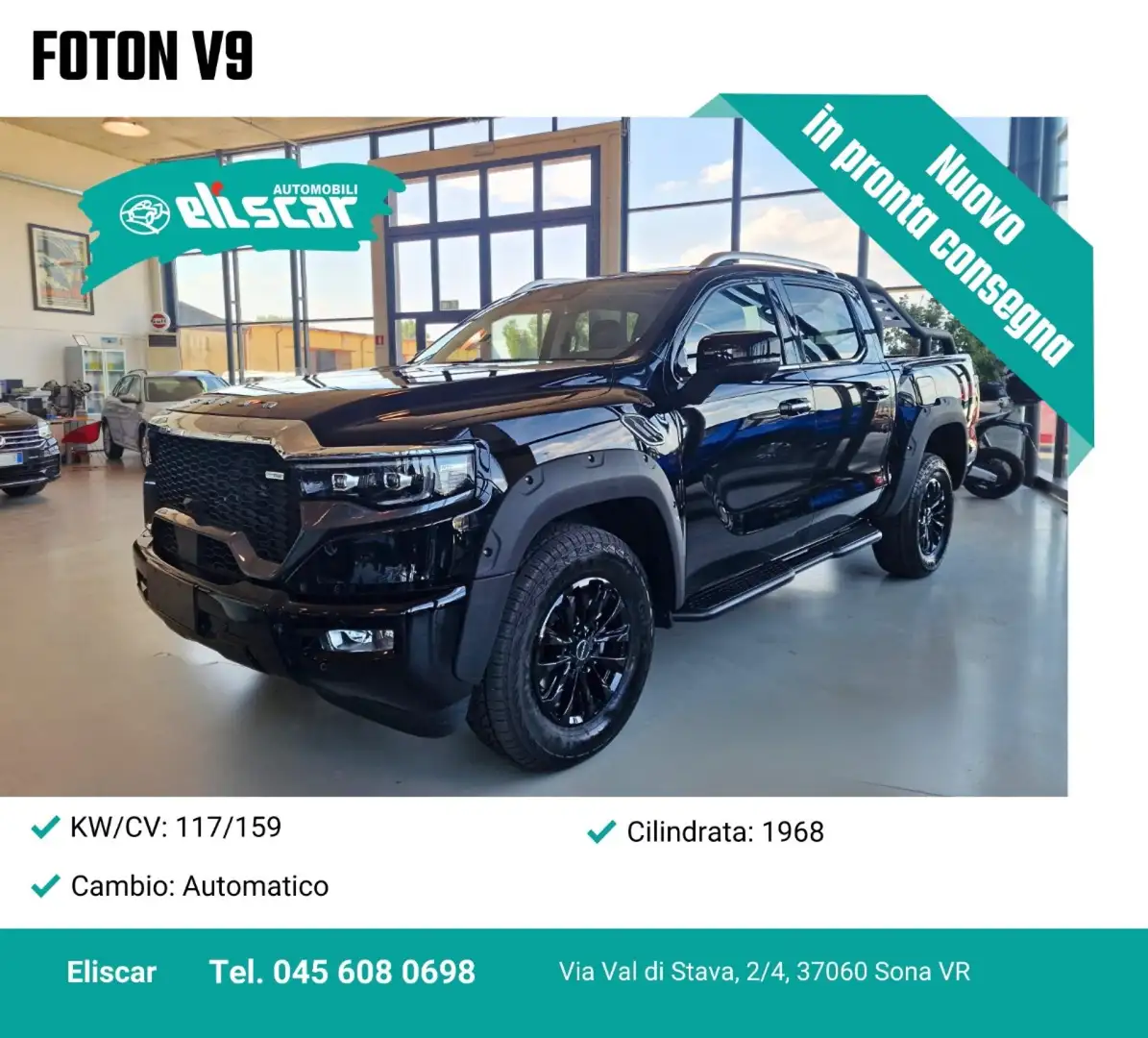 Foton Tunland V 9 VGT Turbo DC 48V 8AT Ultra Noir - 1